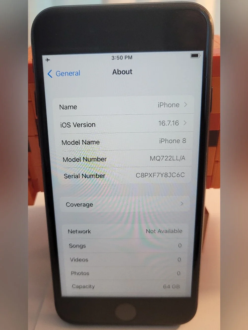 Apple iPhone 8 64gb Black Unlocked USED